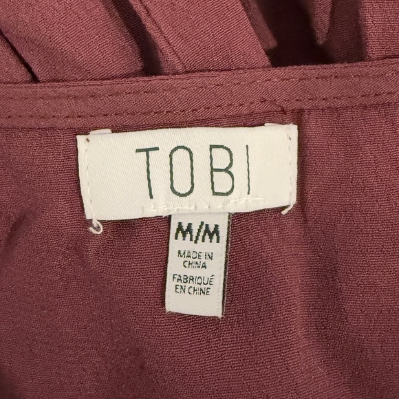 Tobi Front Tie Long Sleeve Lightweight Cardigan (M) - Picture 5 of 7